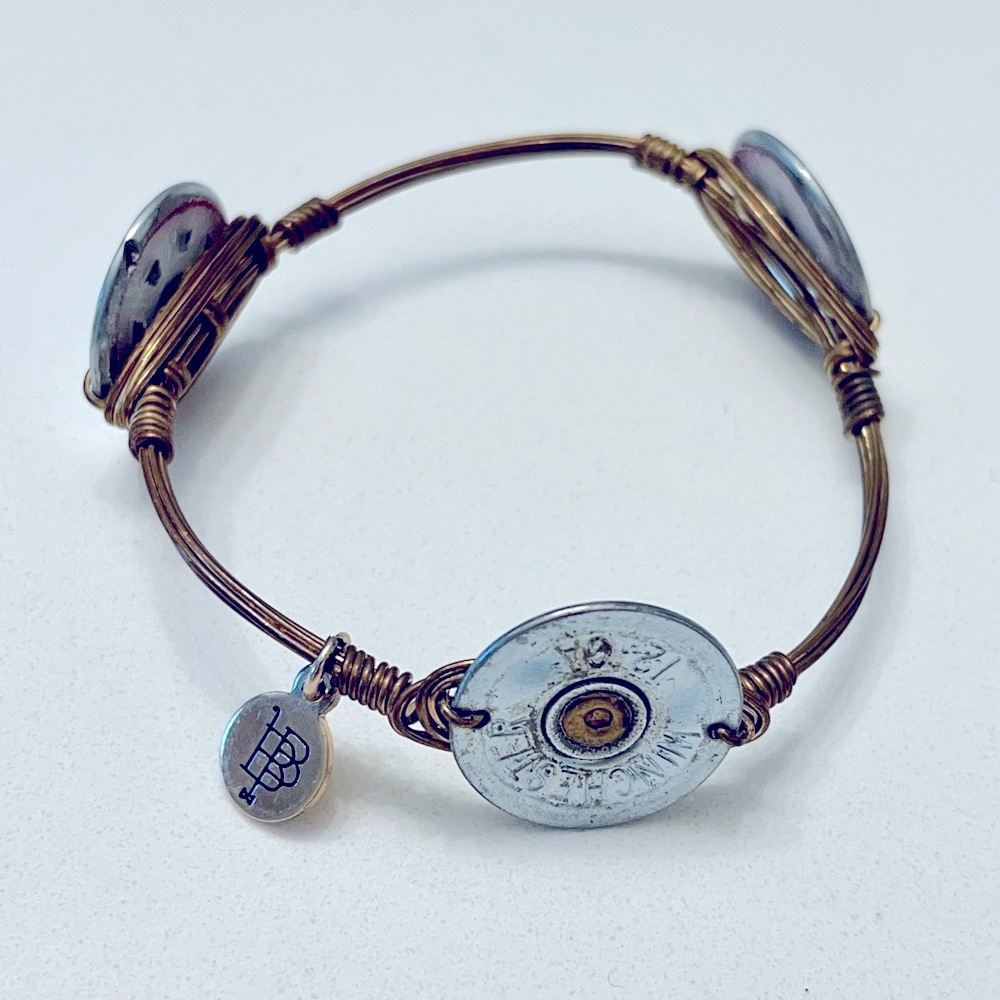 Bourbon and Bowties Shotgun Shell Bangle